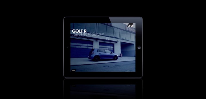 The Golf R Drivers Forever iPad app